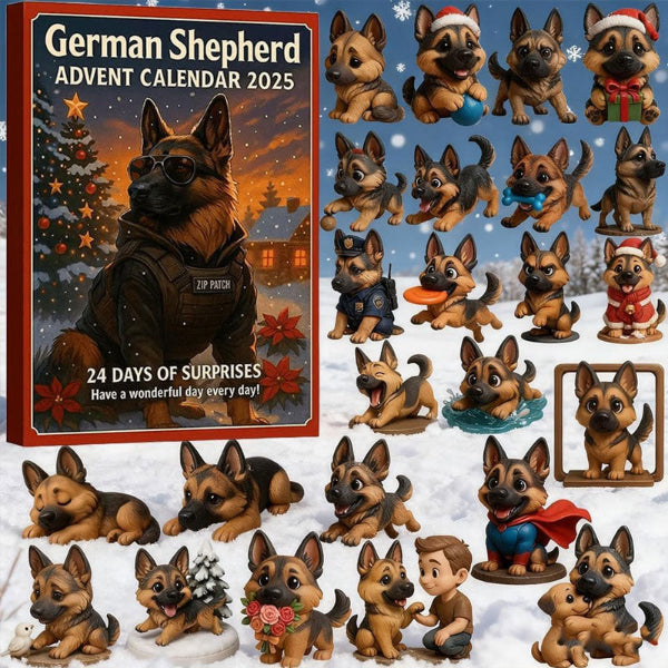 PawSphere | Deutscher Schäferhund Adventskalender 2025 für Hundefreunde