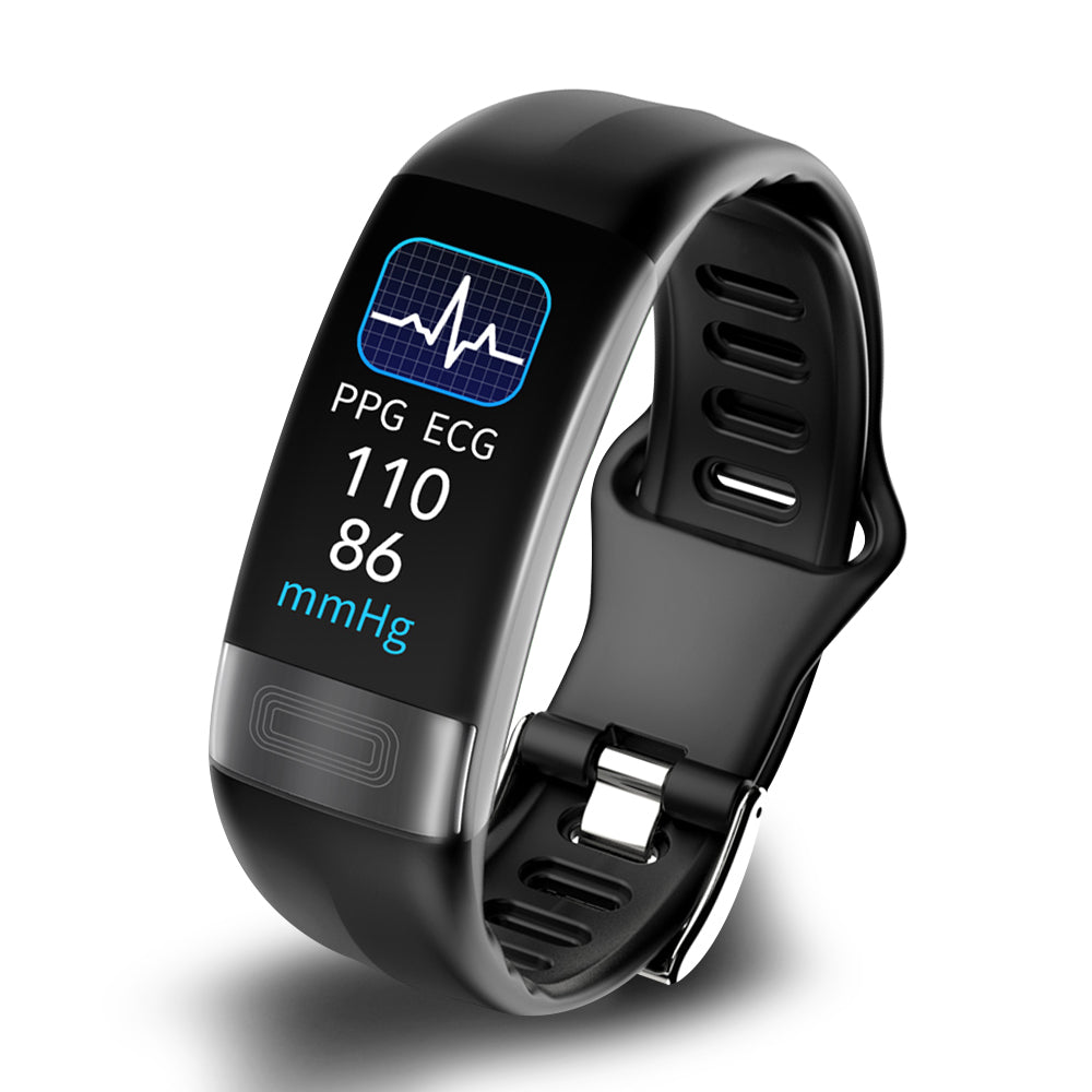 Schlanke Armbanduhr mit Herzfrequenzmesser, ECG und Schlaftracker