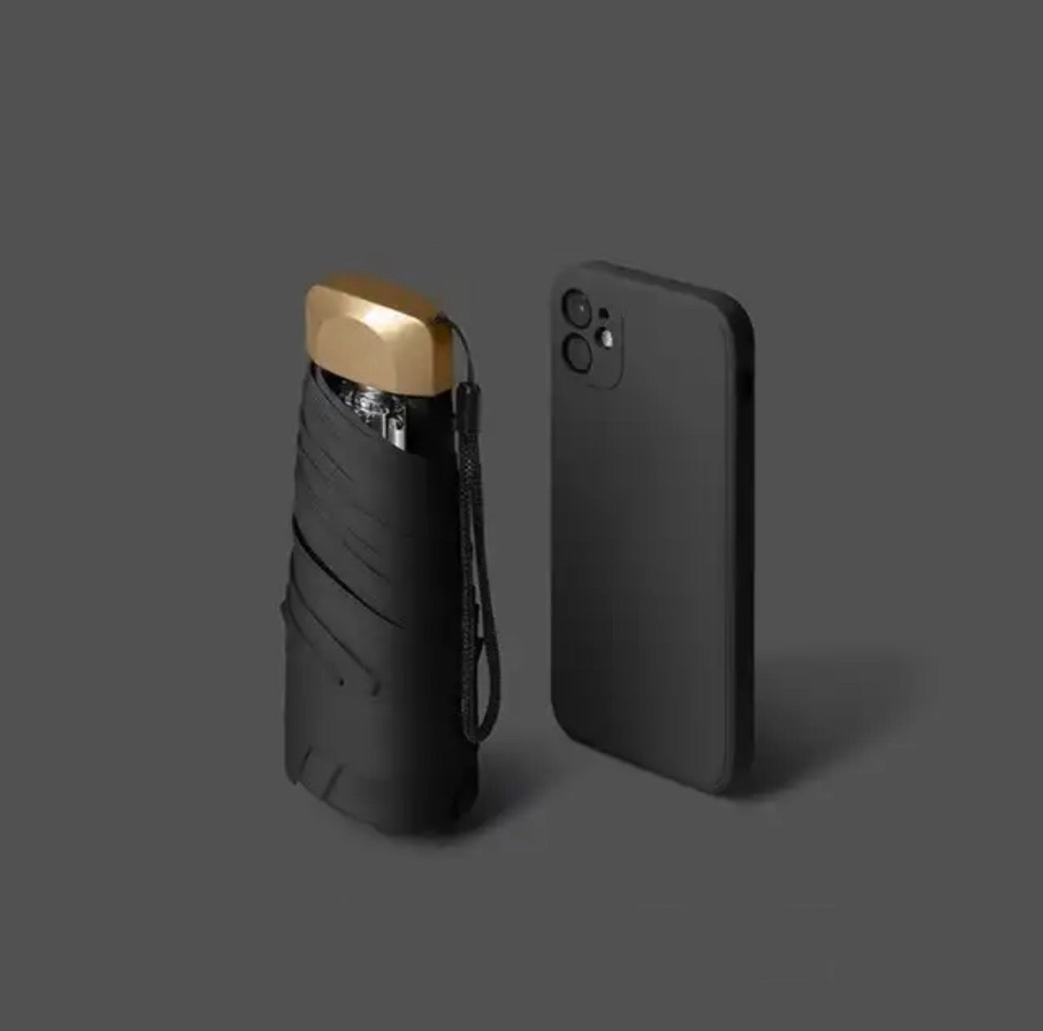 Kompakter Mini-Regenschirm – Tragbarer Regen- und Sonnenschutz für Unterwegs