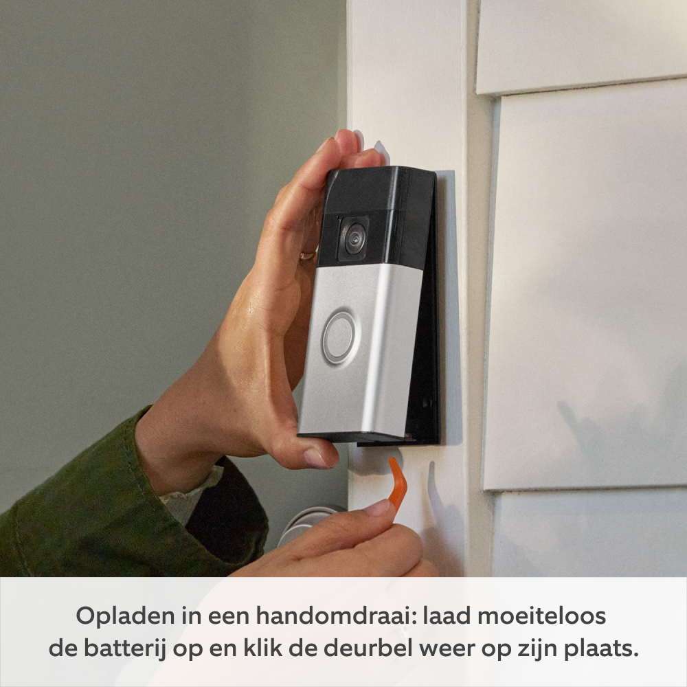 LuxGuard Luxe Video-Türklingel | Drahtlose Video-Türklingel mit Akku für ultimative Sicherheit