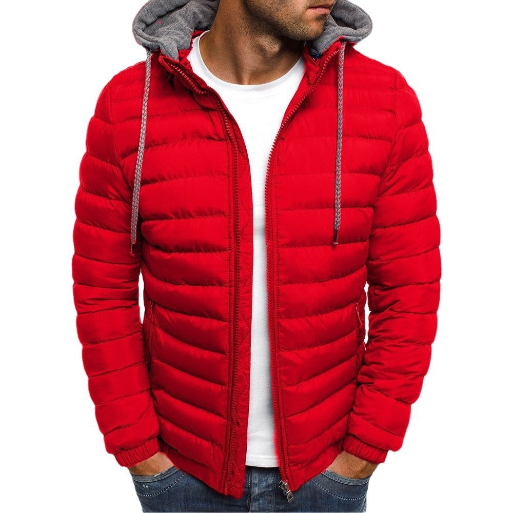 Winterjacke Herren | Gepolstertes Design | Winddichte Übergangsjacke Herren