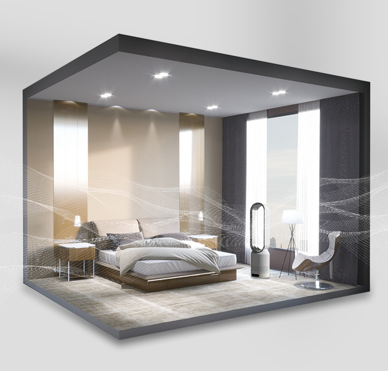 Climora Stiller Luftkühler | 3-in-1 Kühlen, Reinigen & Erfrischen mit 90° Oszillation