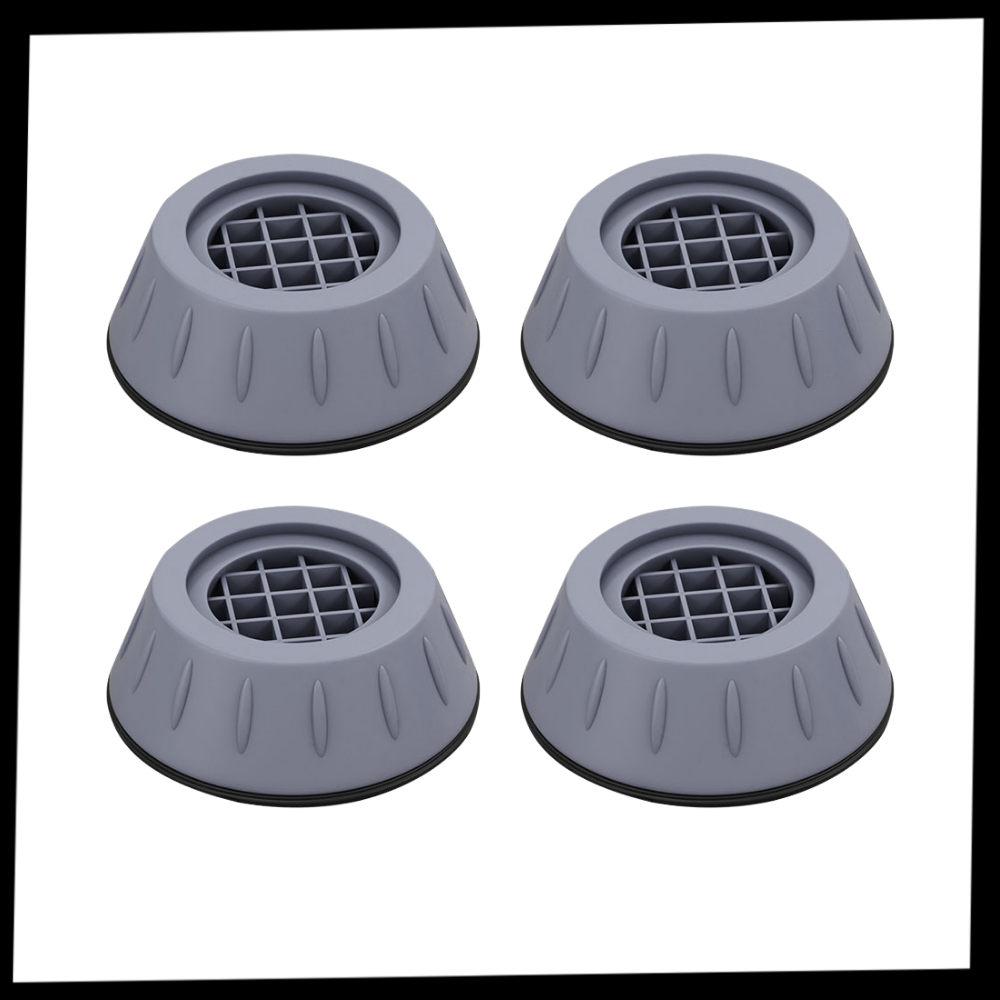 Packung mit 4 Anti-Vibrations-Gummifüßen