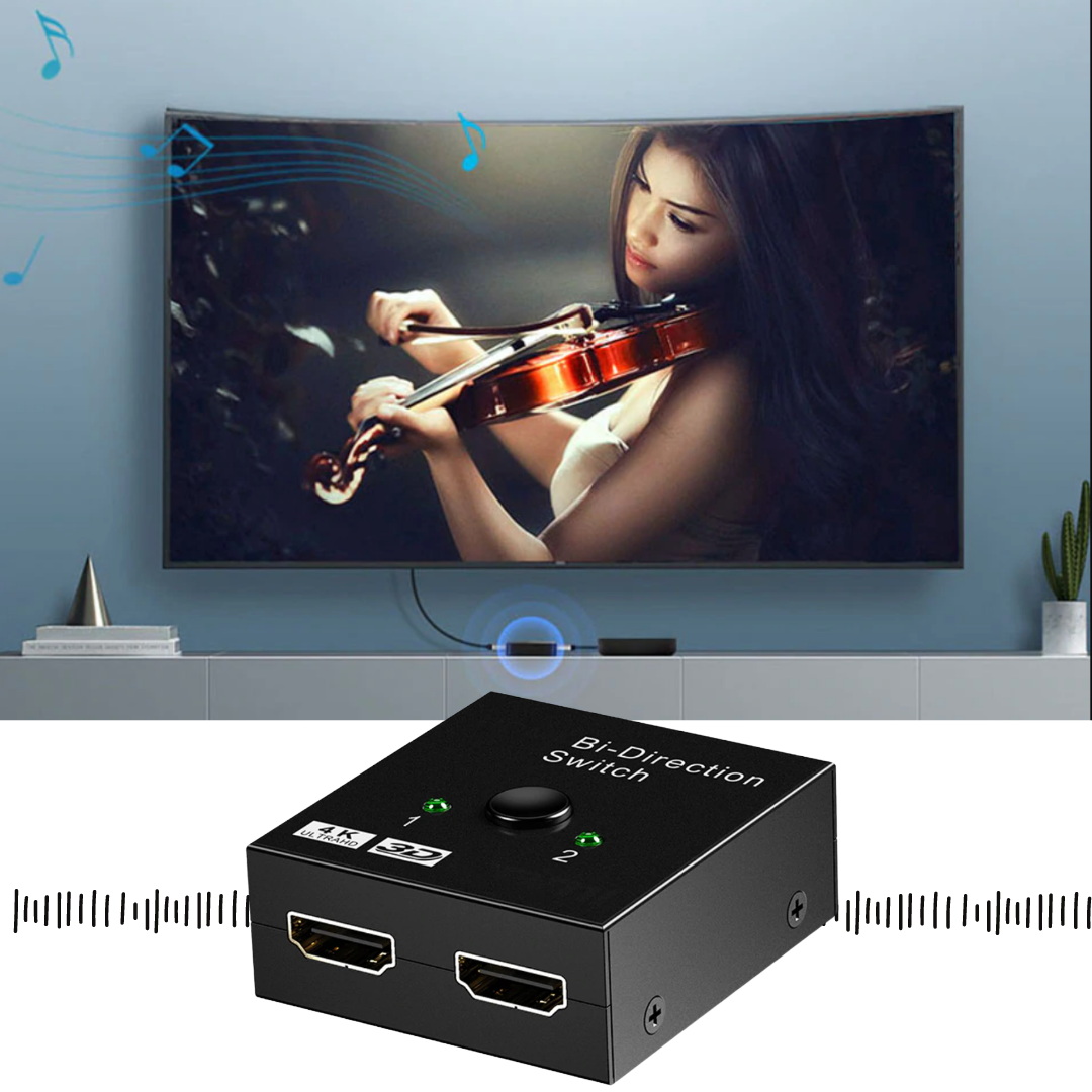 Bi-direktionaler HDMI-Splitter 4K