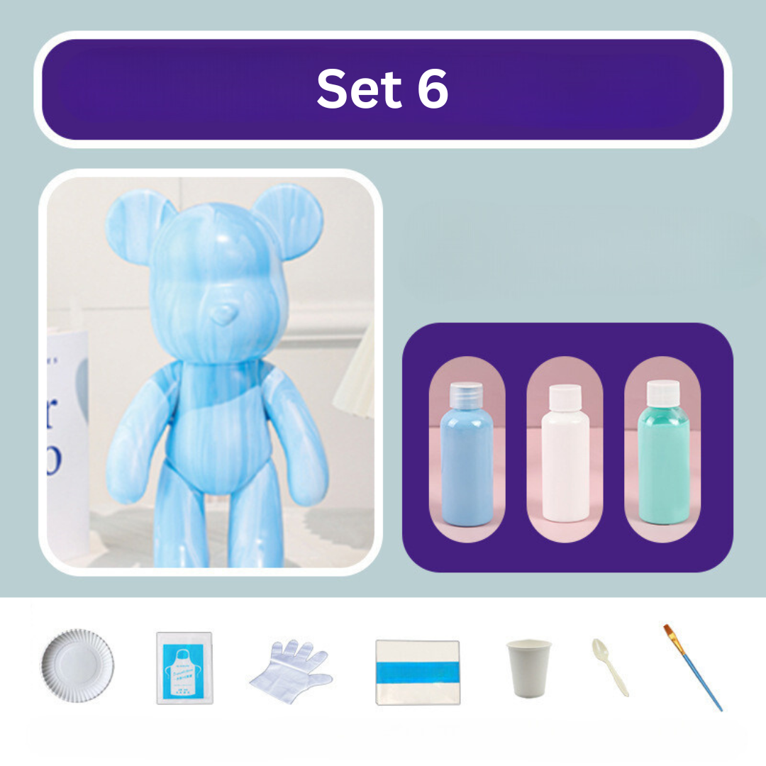 Bunter Bärenplüsch