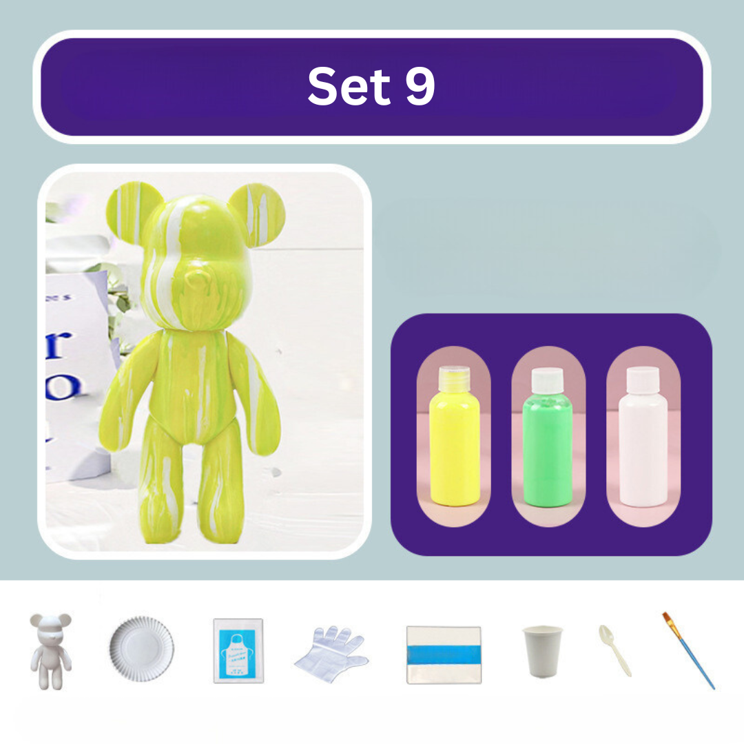 Bunter Bärenplüsch