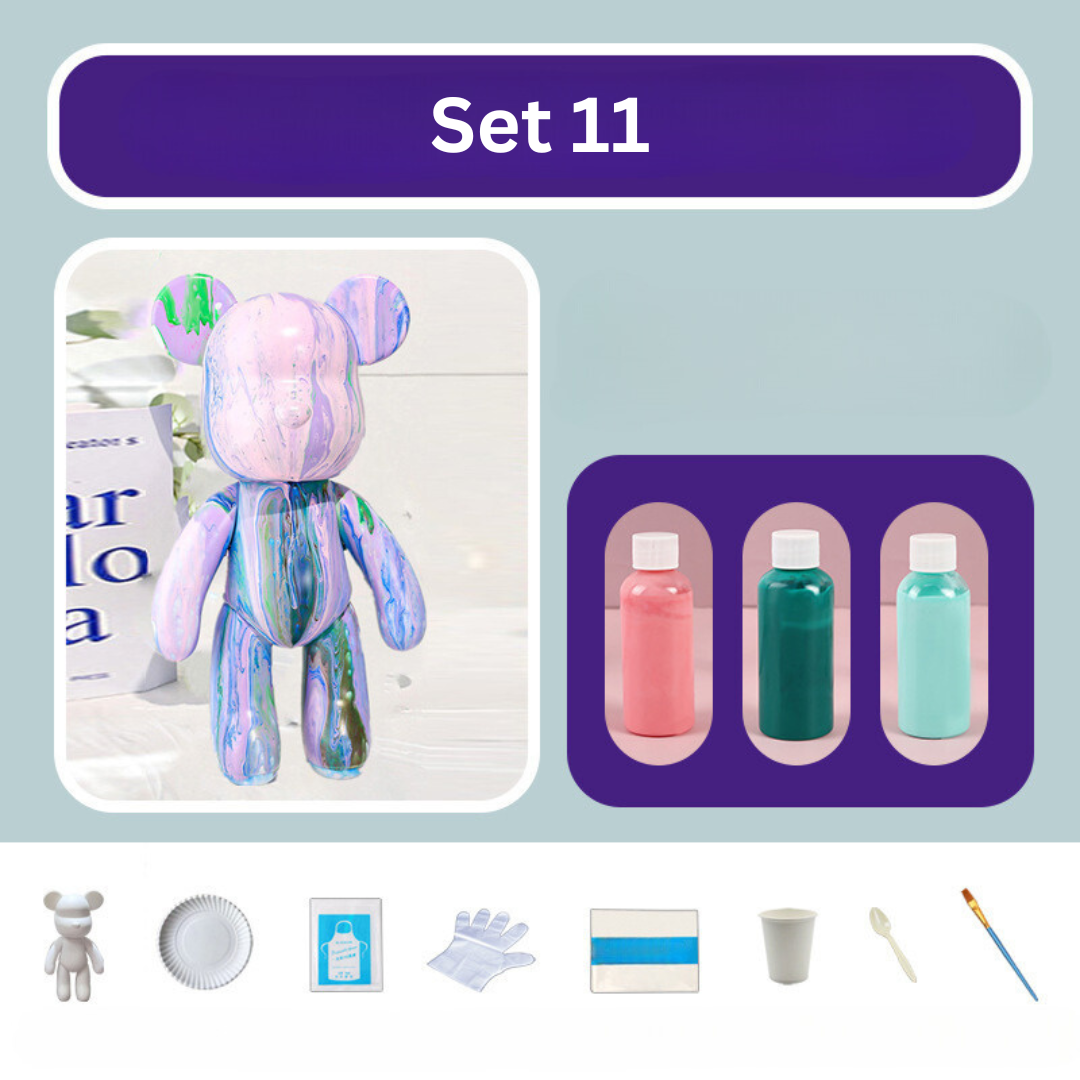 Bunter Bärenplüsch