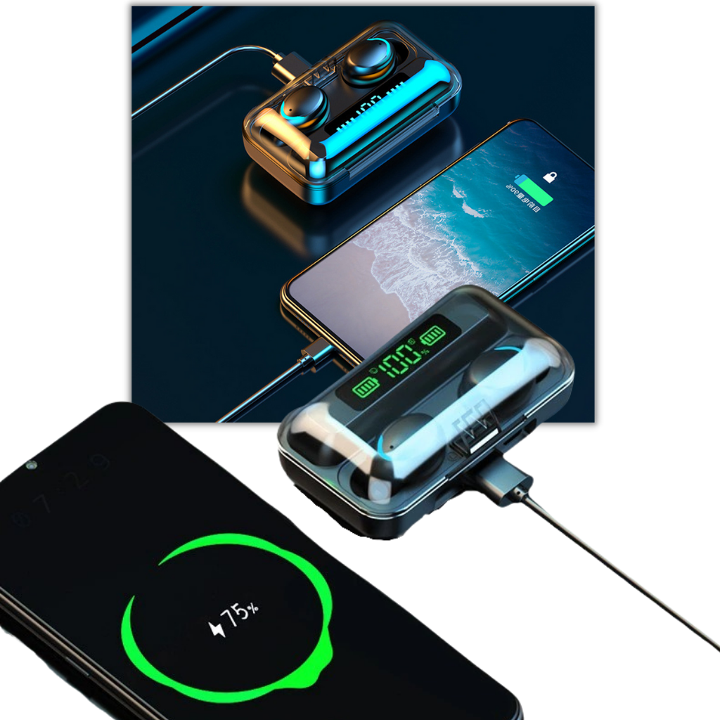 Bluetooth-Ohrhörer mit Ladebox