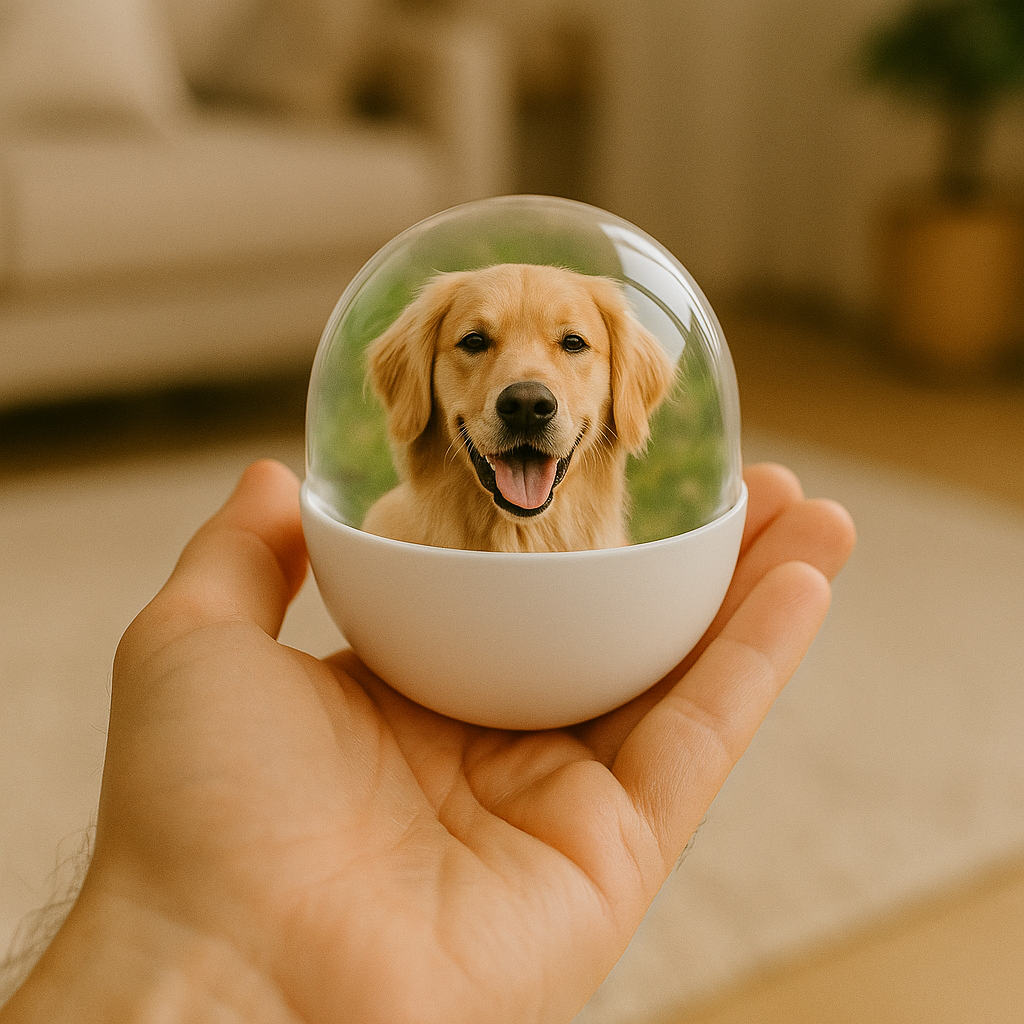 NovaSphere | Personalisierte Dekorative Erinnerungs-Geschenk-Kugel