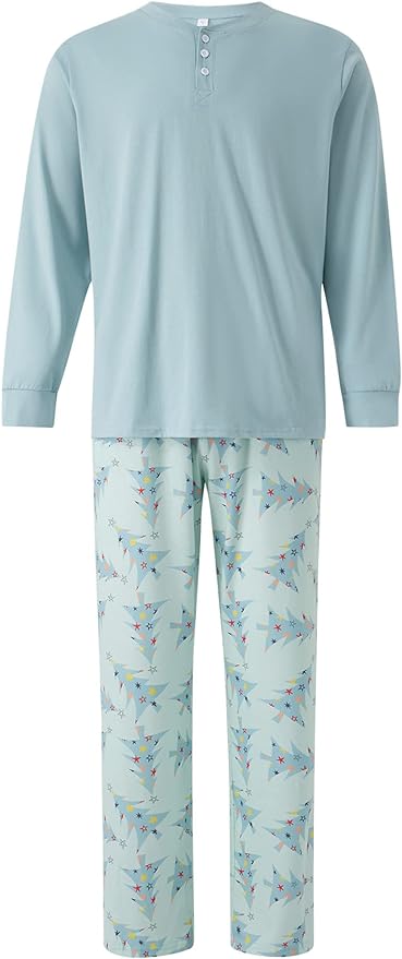 Holly Trees Matching Family Christmas Pajamas | Weihnachts-Pyjamas für Erwachsene, Kinder & Hunde