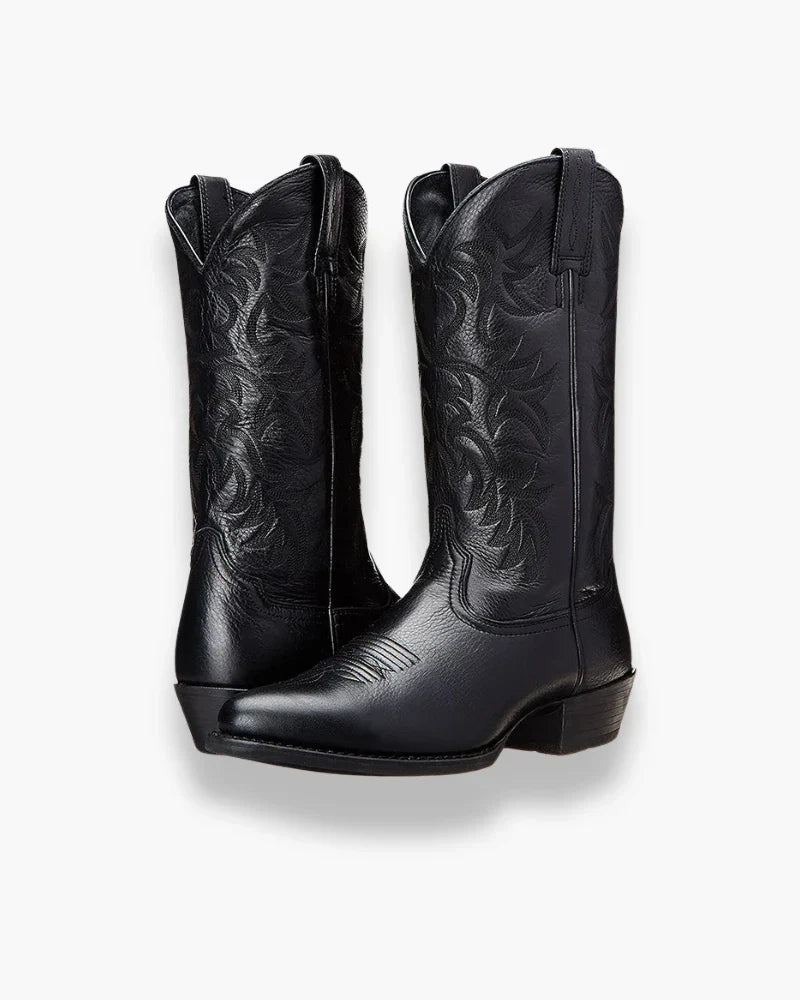 WestLine Damen Cowboystiefel – Klassisches Western Design mit Bequemem Sitz