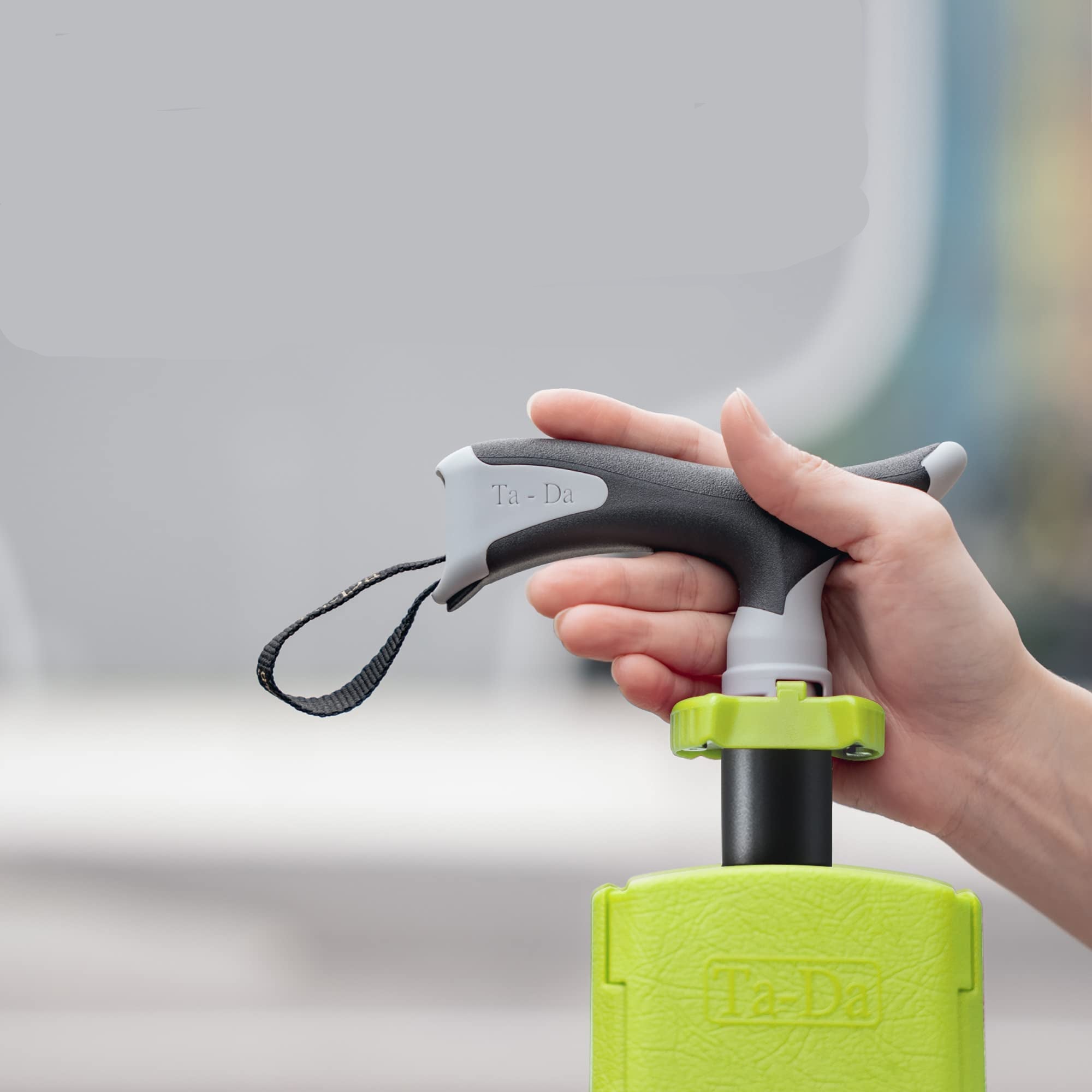 CrutchSeat | Zusammenklappbarer Hocker für Krücken – optimaler Komfort – ergonomisches Design – leicht und tragbar