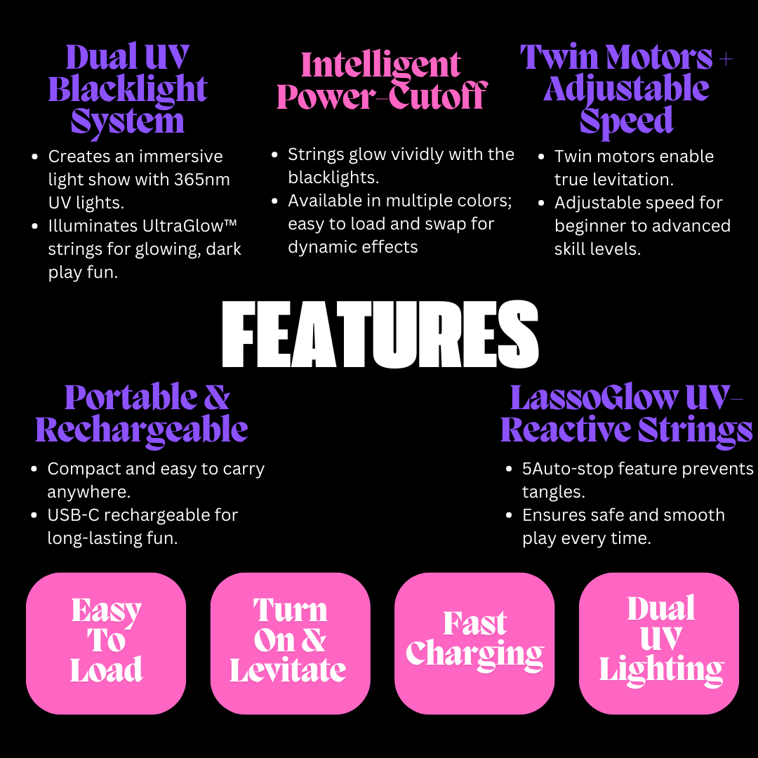 GlowLasso Seilspiel | Erleuchte den Spaß!