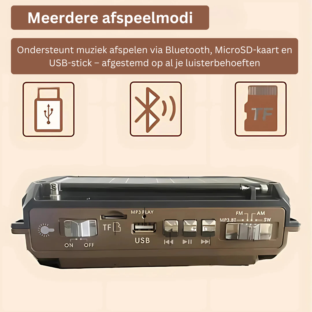 Serein | Noodradio mit Powerbank – elegantes Design – hoch-fidelity Klang – wiederaufladbar