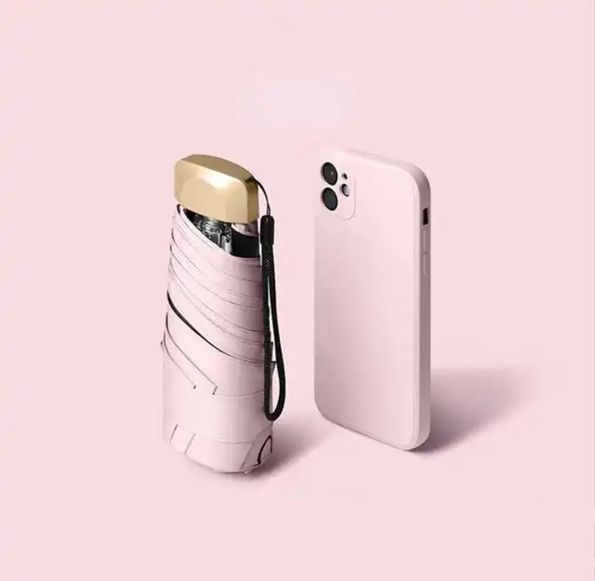 Kompakter Mini-Regenschirm – Tragbarer Regen- und Sonnenschutz für Unterwegs