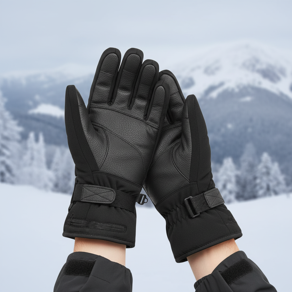 ThermoGrip Heizbare Handschuhe – Wasserdichte Unisex-Handschuhe mit 3 Heizstufen und Touchscreen-Funktion