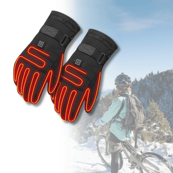 ThermoGrip Heizbare Handschuhe – Wasserdichte Unisex-Handschuhe mit 3 Heizstufen und Touchscreen-Funktion