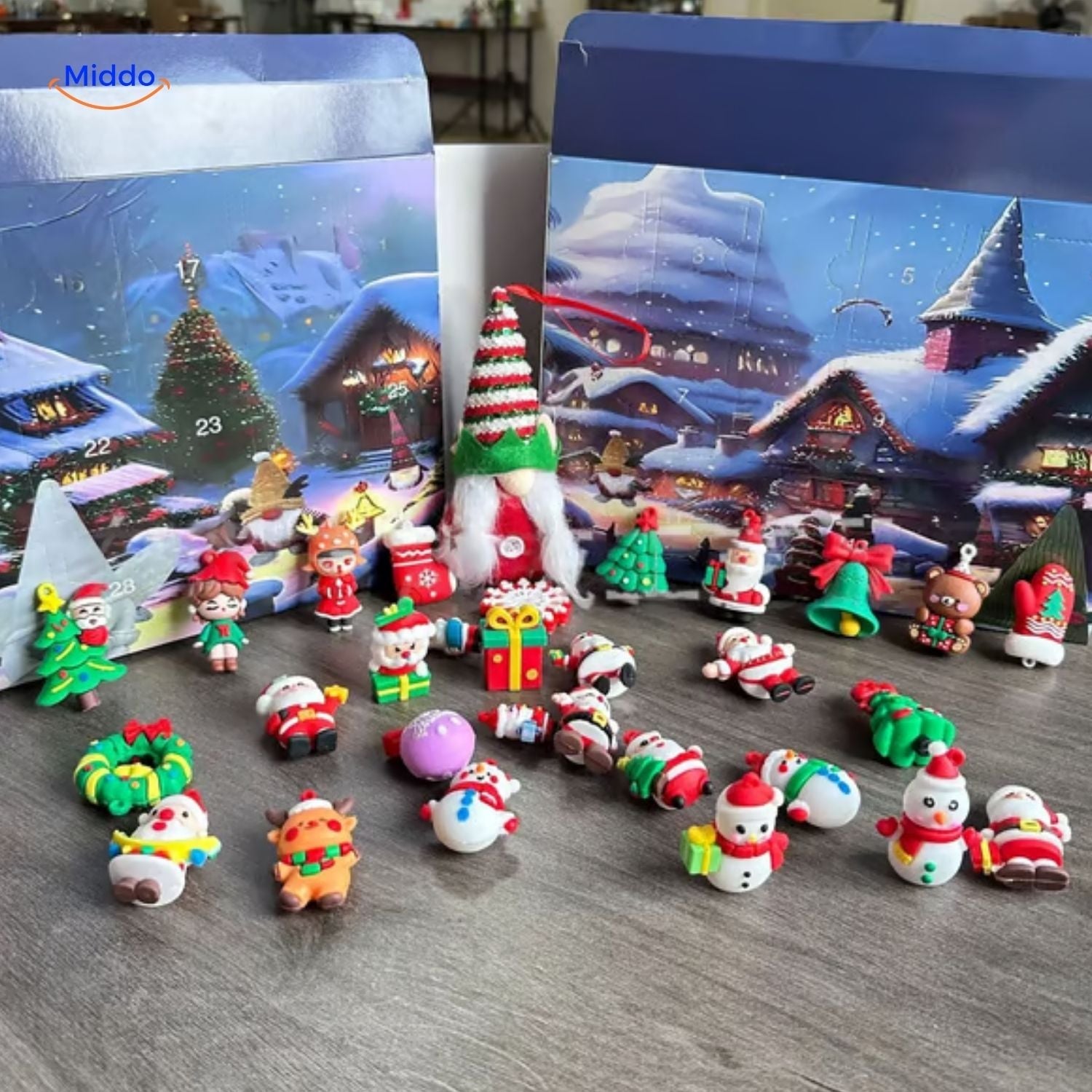 GnomeGlow Adventskalender | Festliche Dekoration für Halloween und Weihnachten