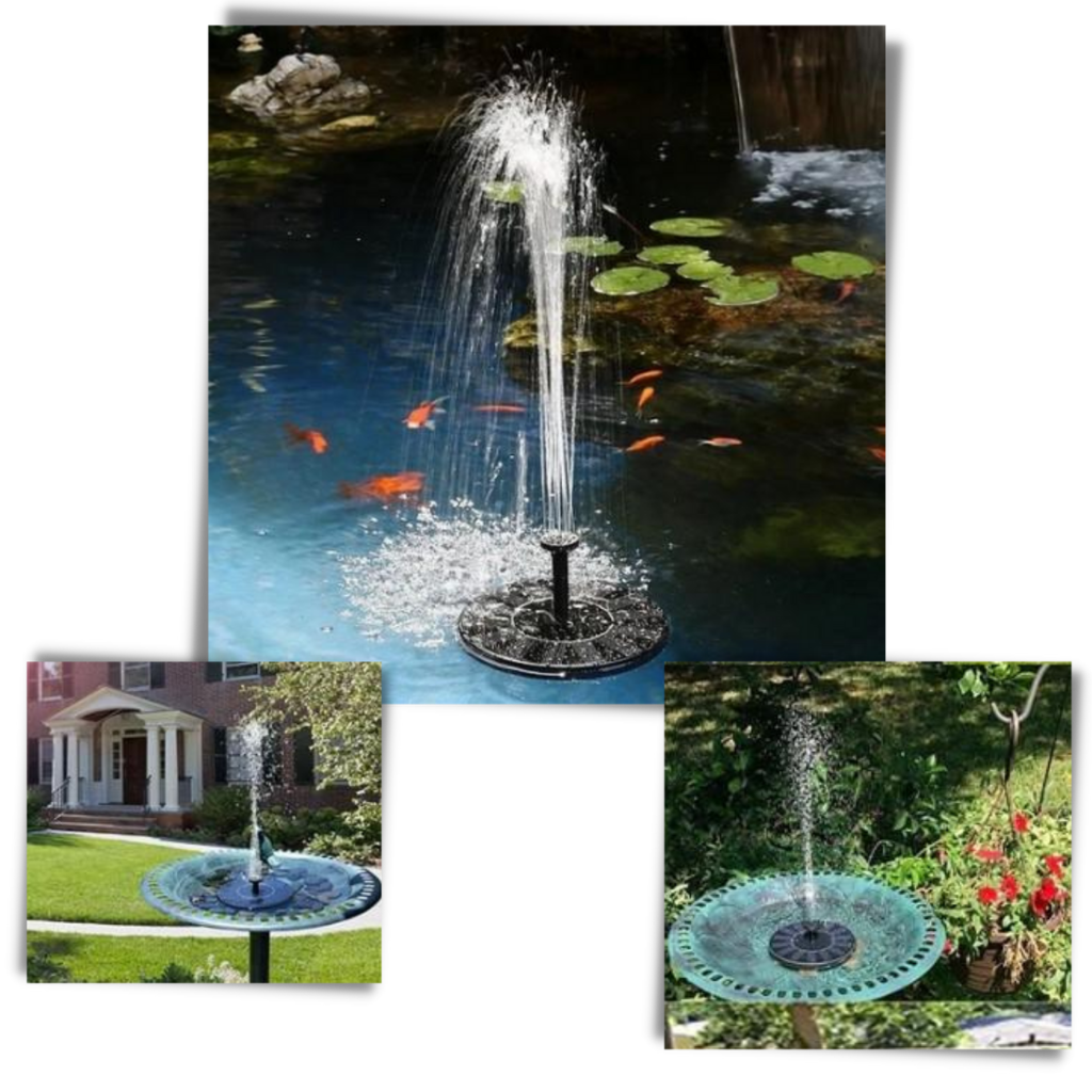 Schwebender Solar-Wasserbrunnen