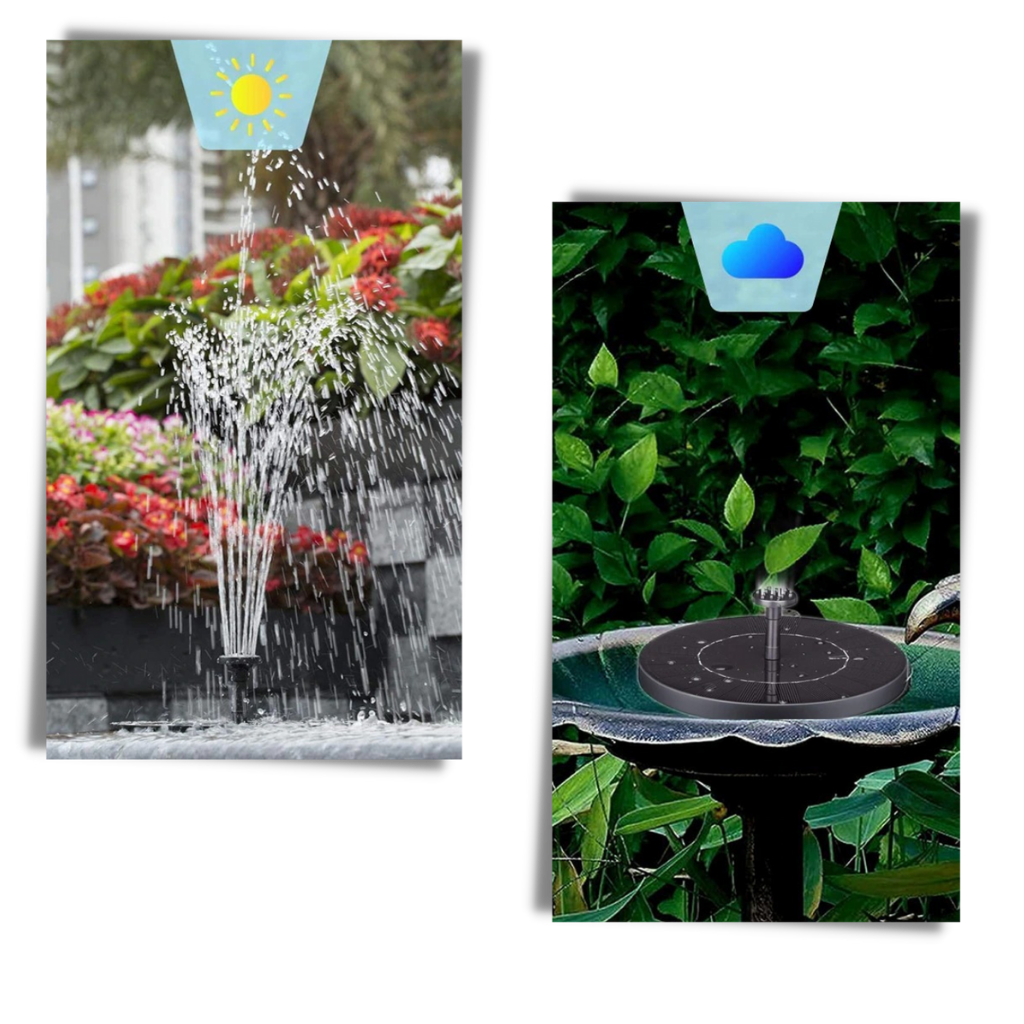 Schwebender Solar-Wasserbrunnen