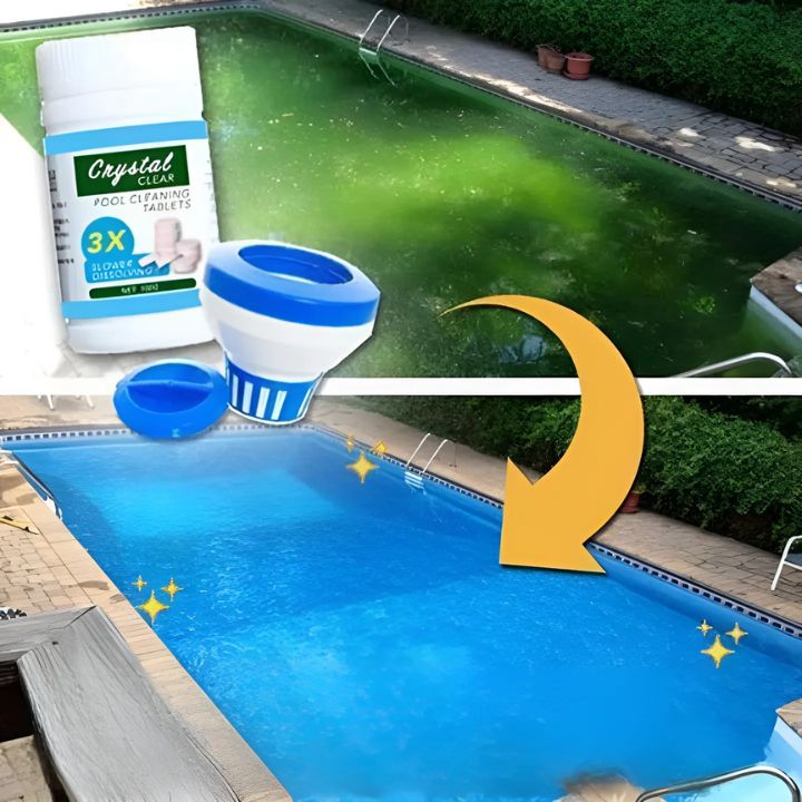 WhirlPool Tabletten | Lassen Sie das Wasser in kürzester Zeit wieder strahlen | 100 Stück