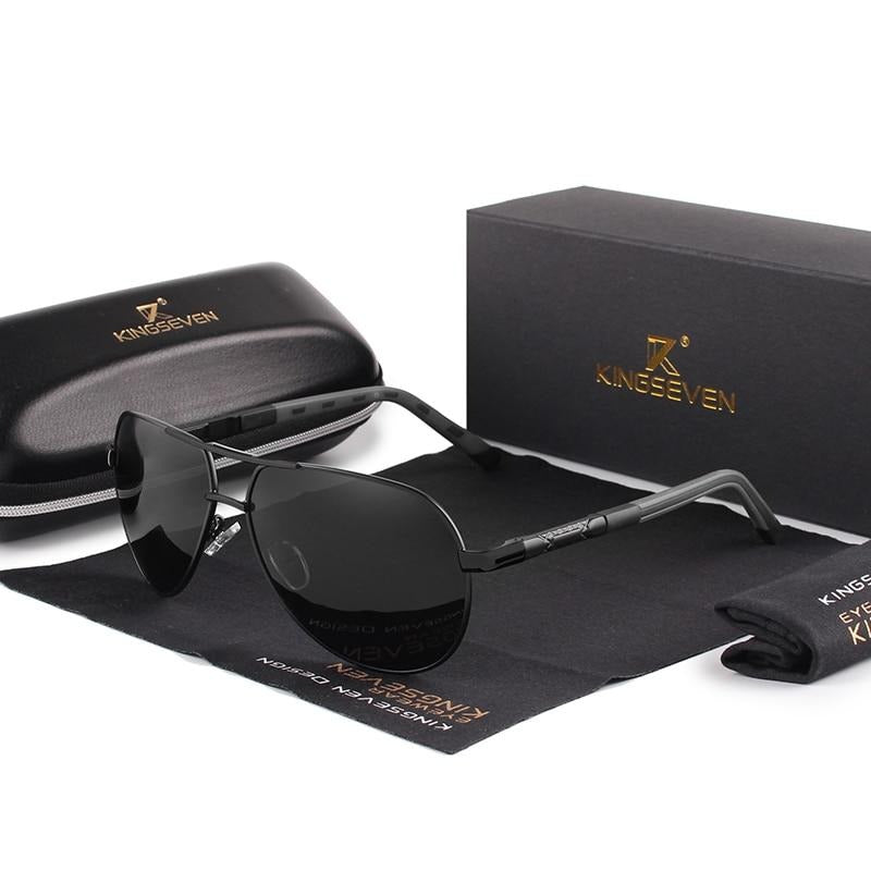 Männer Vintage Aluminium Polarisierende Sonnenbrille