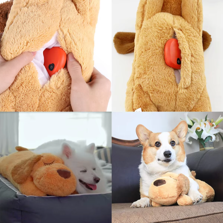 LuxeKnuffel Herzschlag Kuschelfreund | Bequemer Kuschelfreund für emotionale Unterstützung und Verbindung