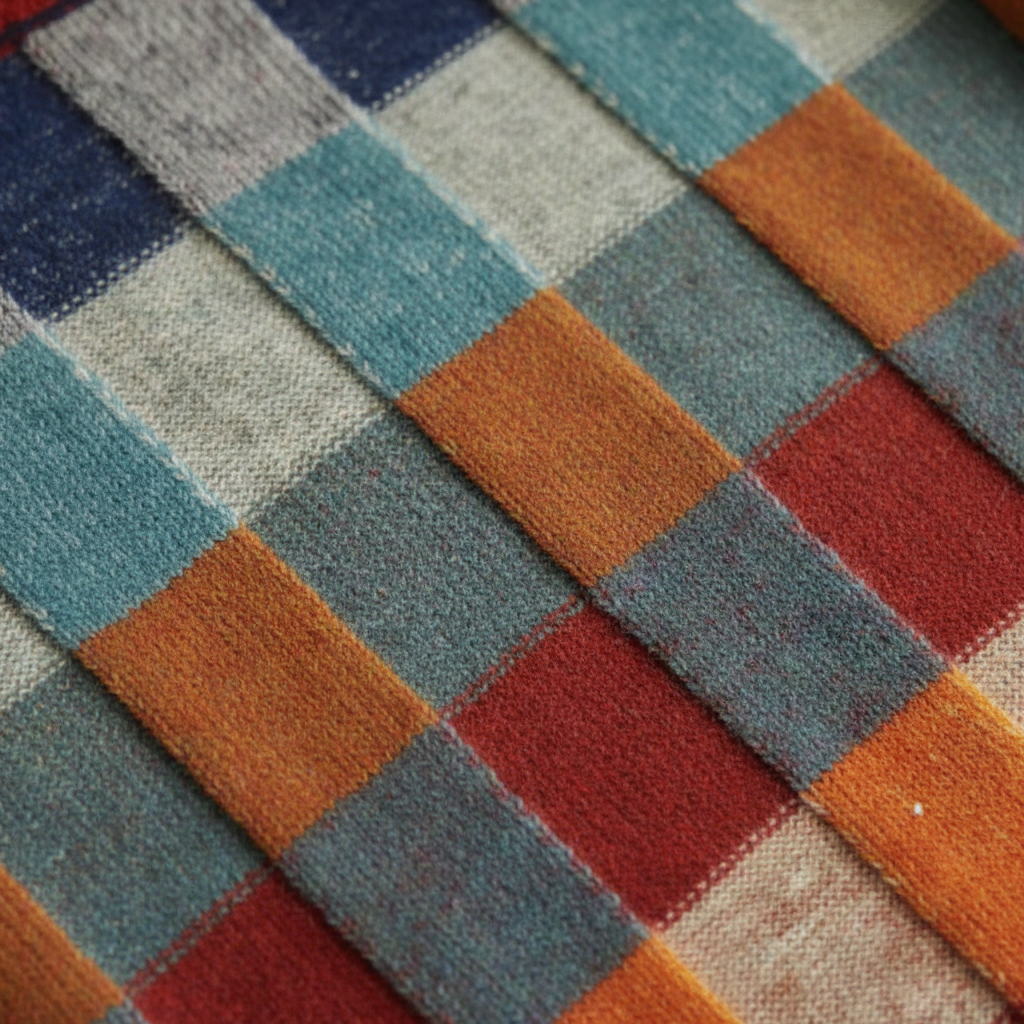 CashLoom Kaschmirpullover – Patchwork Damenpullover mit Rollkragen und nachhaltigem Design