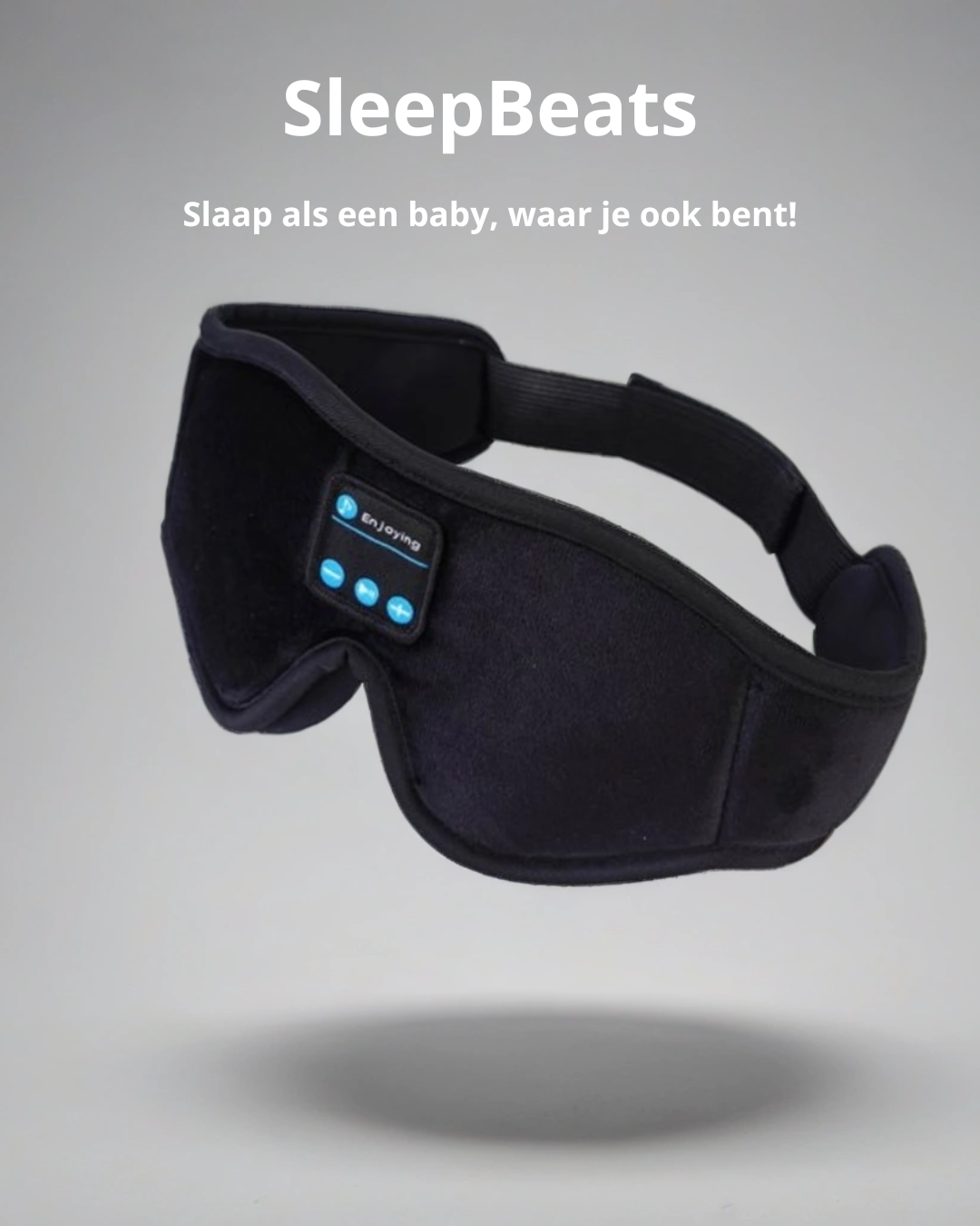 LuxeSlumber Bluetooth Schlafmaske | Genießen Sie HD-Sound für ununterbrochene Ruhe
