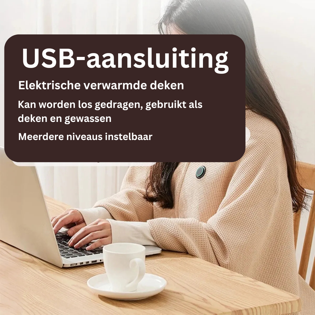 CozyHeat Tragbare Heizdecke | Sofortige Wärme überall