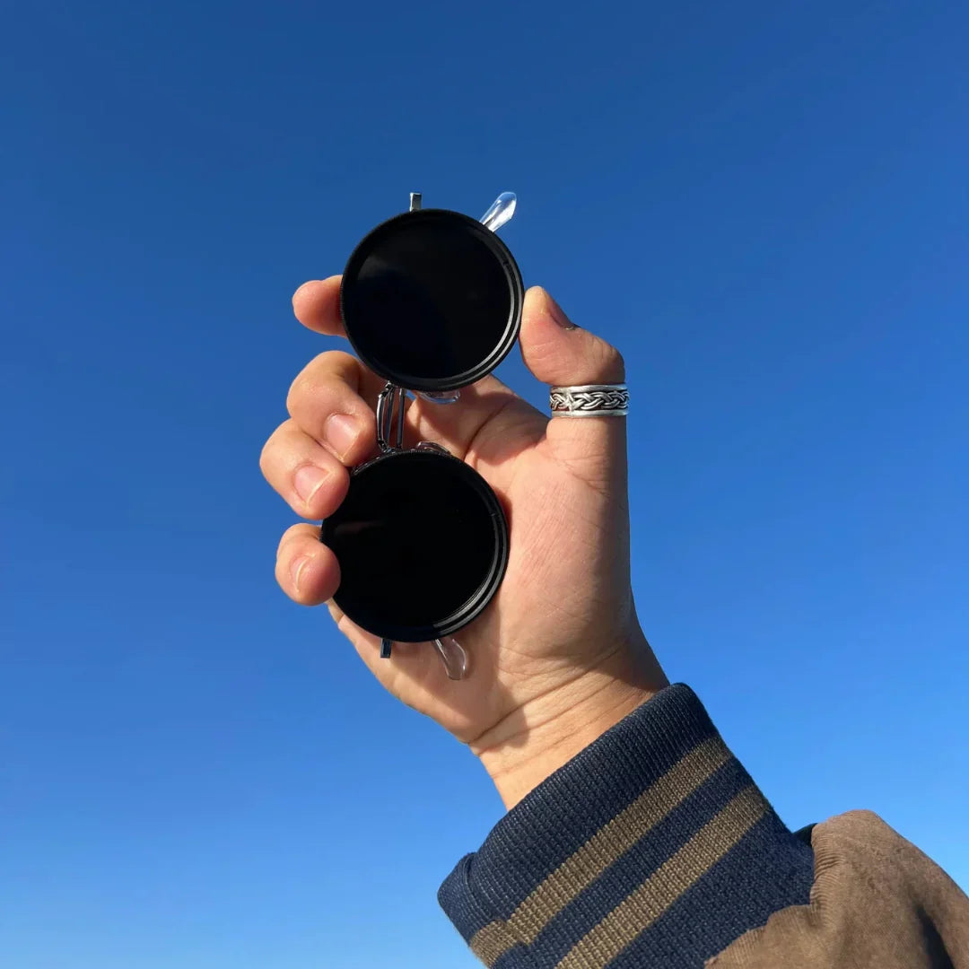 ShadowSunglasses | Sonnenbrillen mit Schwarzen Gläsern Stilvoller UV-Schutz Mode