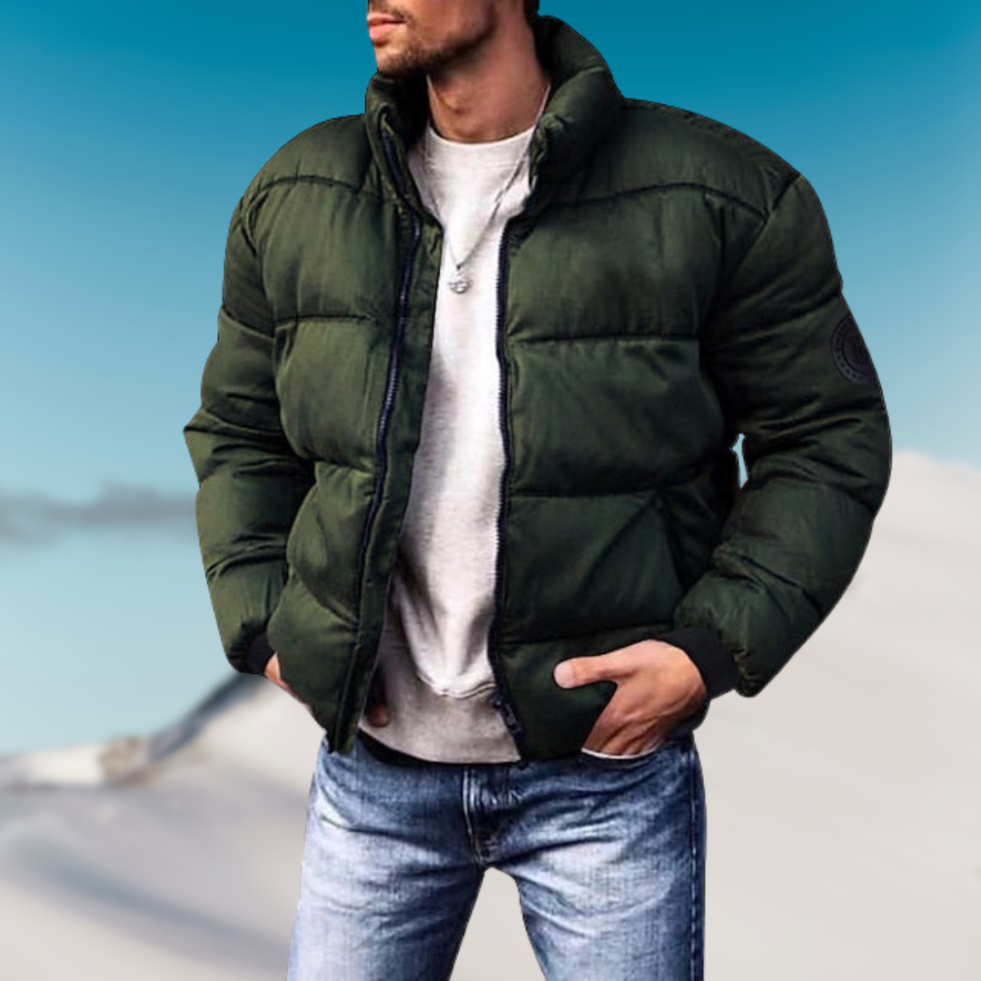 MetroWarm Herren Pufferjacke – Stilvolle Winterjacke mit Bequemer Passform