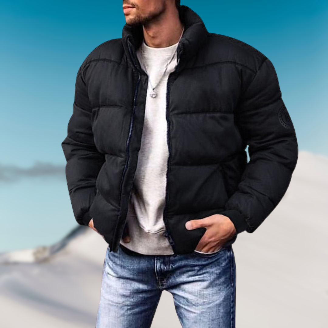 MetroWarm Herren Pufferjacke – Stilvolle Winterjacke mit Bequemer Passform