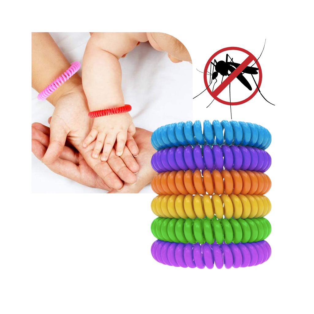 Mückenabwehrarmbänder (10 Stück)
