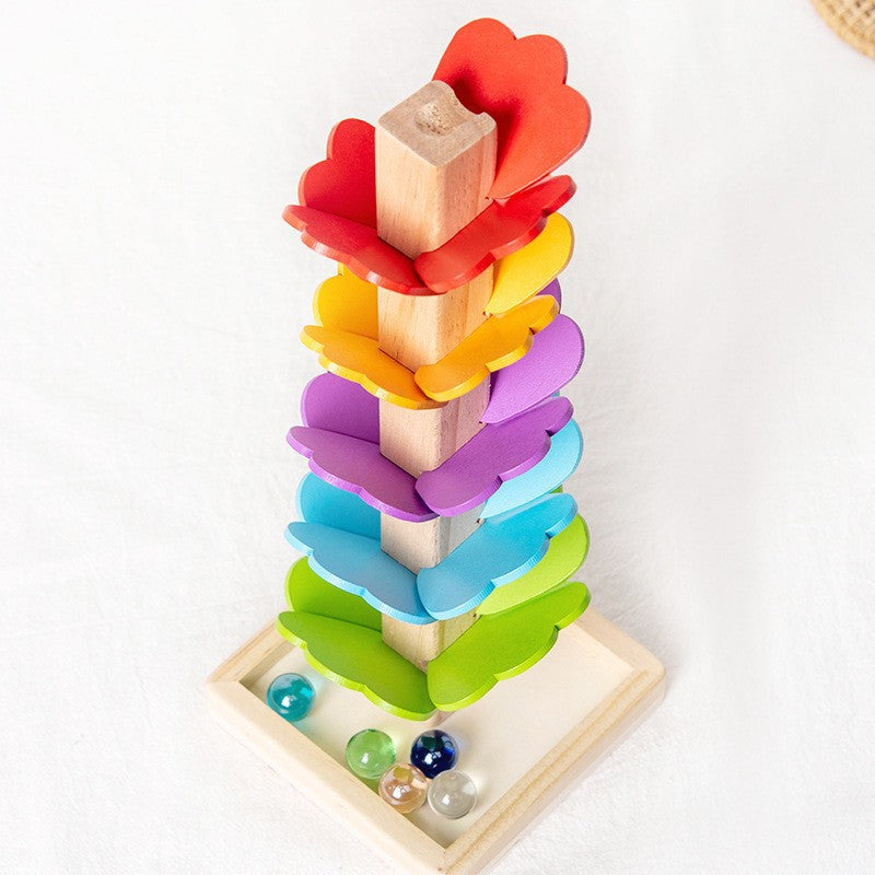 Montessori Holz-Marmoset-Turm
