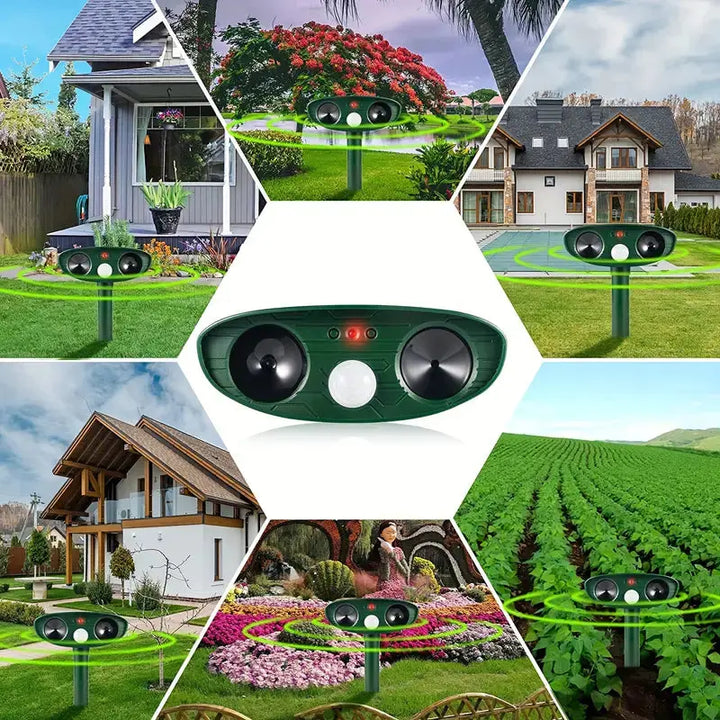 Ultraschall-Tiervertreiber mit Solarenergie