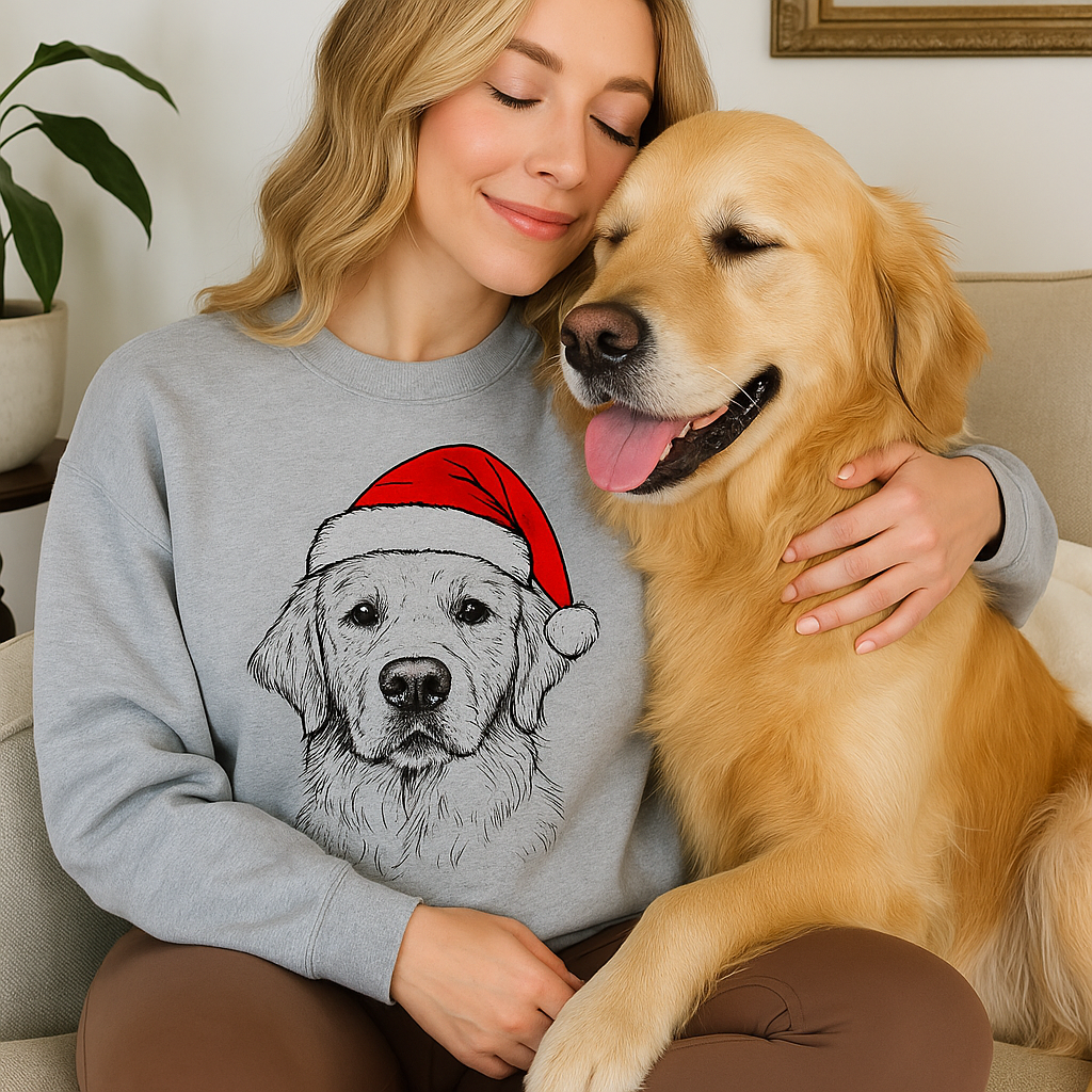 Santa Paws - Weihnachts-Hundepullover