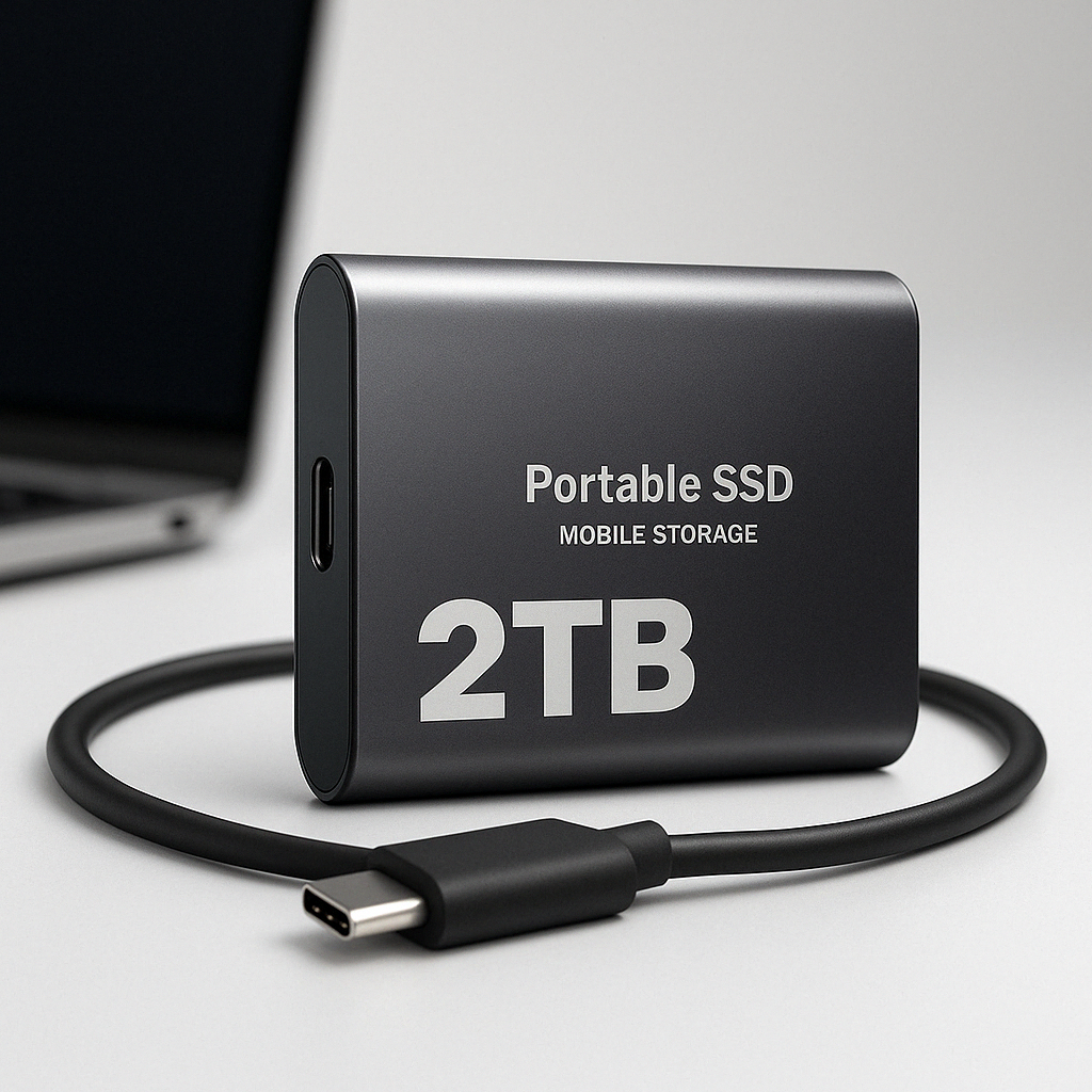 DataSprint Externe SSD 2TB – Schneller USB-C Speicher bis zu 1050 MB/s