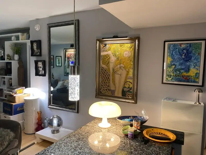 Elegante Tragbare Pilzlampe für Zuhause