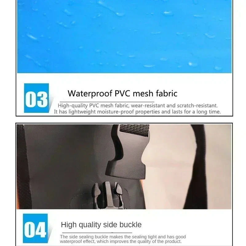 AquaGuard Rucksack 25L | Wasserdichte und atmungsaktive Rucksack für Kajak, Trekking und Outdoor-Abenteuer