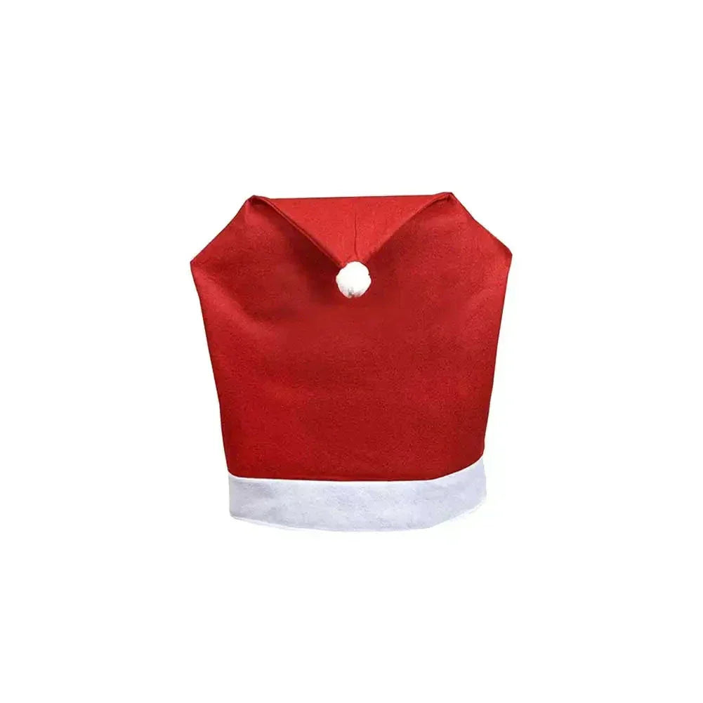 SantaSeat Weihnachts-Stuhlhussen – Set von dekorativen Stuhlhussen mit Weihnachtsmann-Design