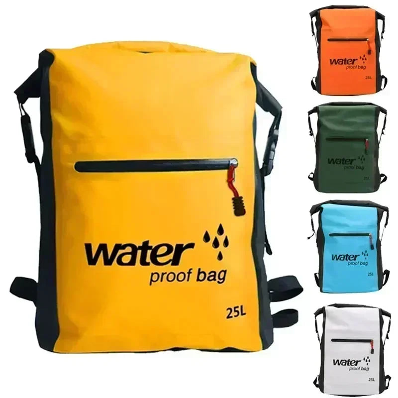 AquaGuard Rucksack 25L | Wasserdichte und atmungsaktive Rucksack für Kajak, Trekking und Outdoor-Abenteuer