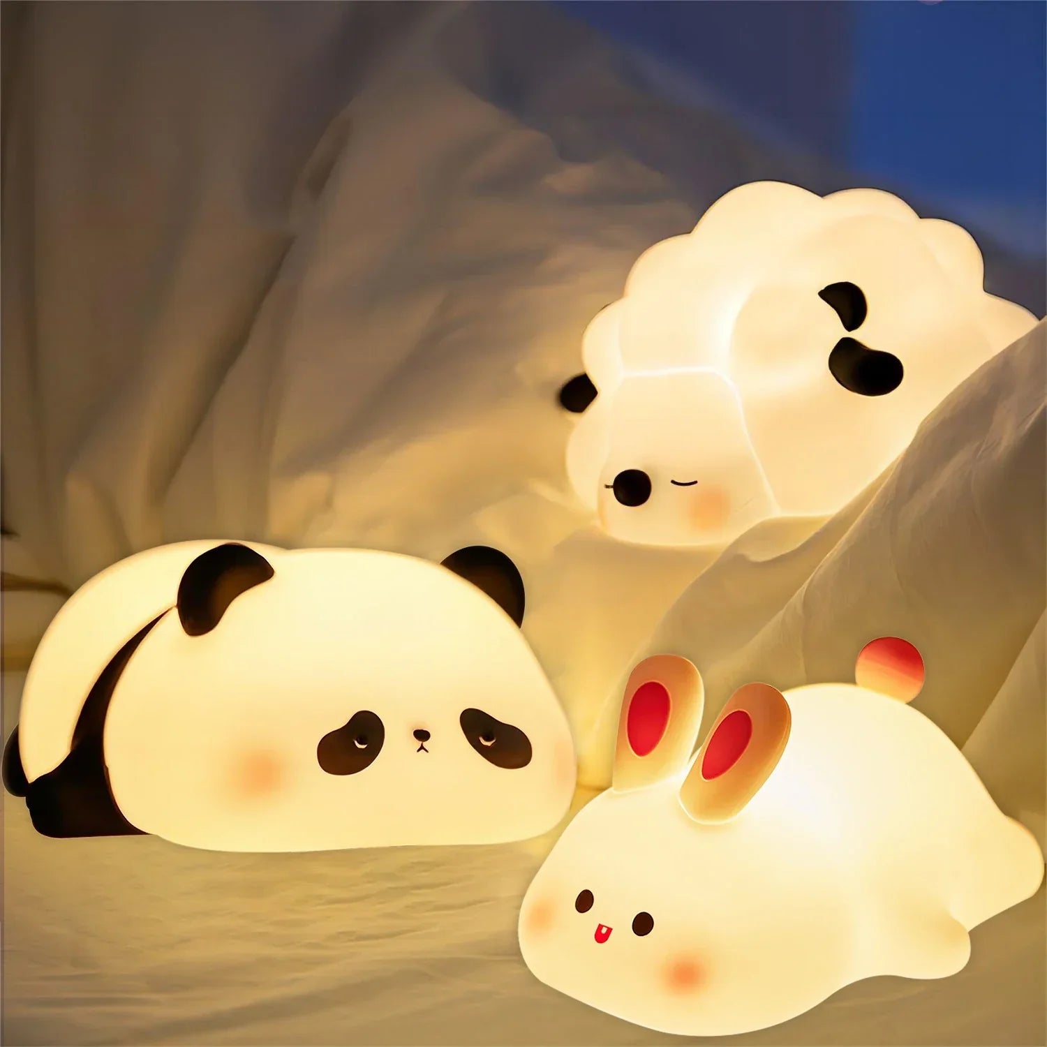 BunnyGlow LED Lampe | Beleuchte deine Nächte mit Niedlichkeit