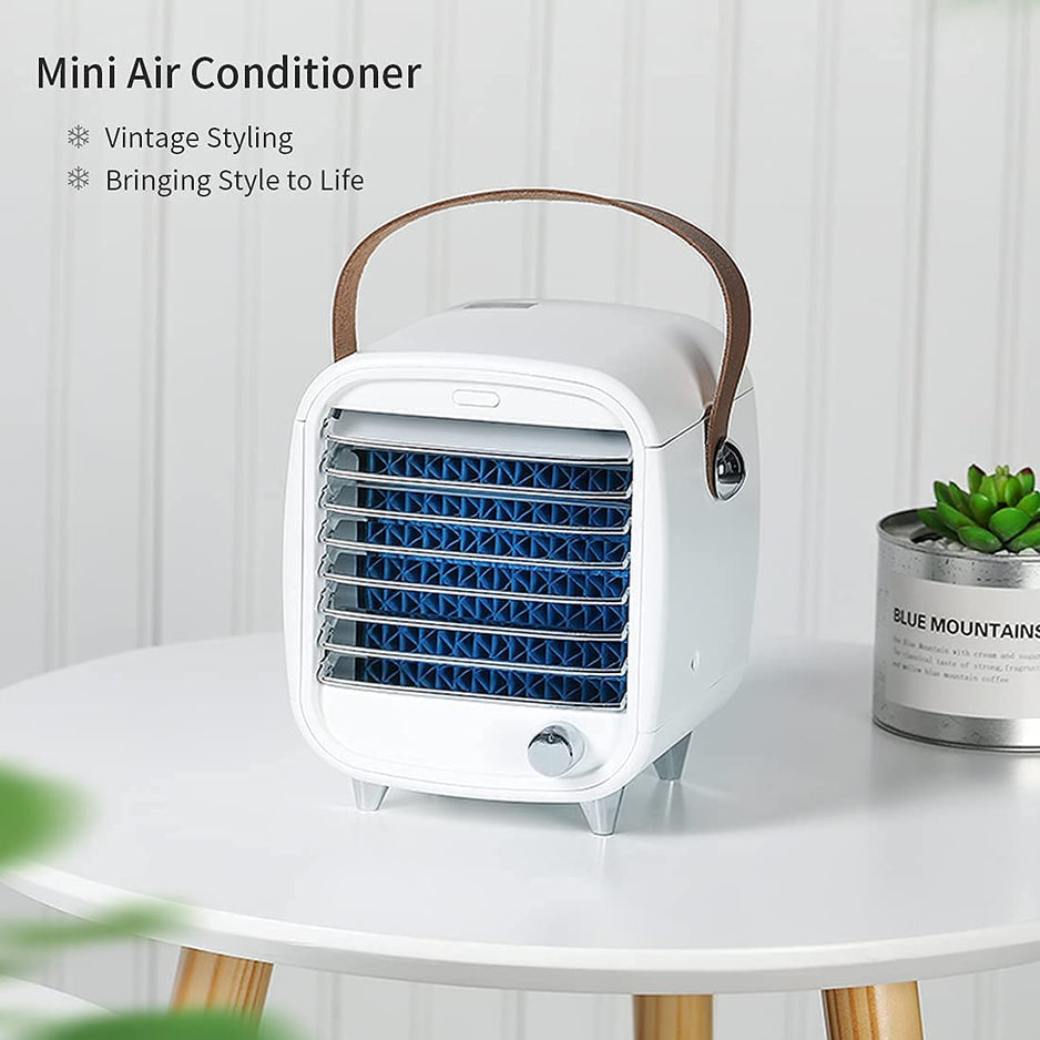 Brisiva AirCool Mini Klimagerät | 3-in-1 Kühlung, Befeuchtung & Reinigung für Zuhause und Unterwegs
