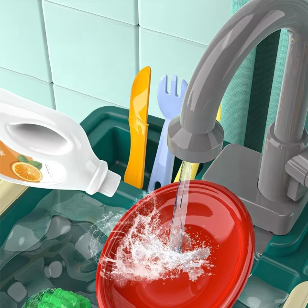 WasserWunder Spielküche mit Magischem Wasserhahn für Kinder