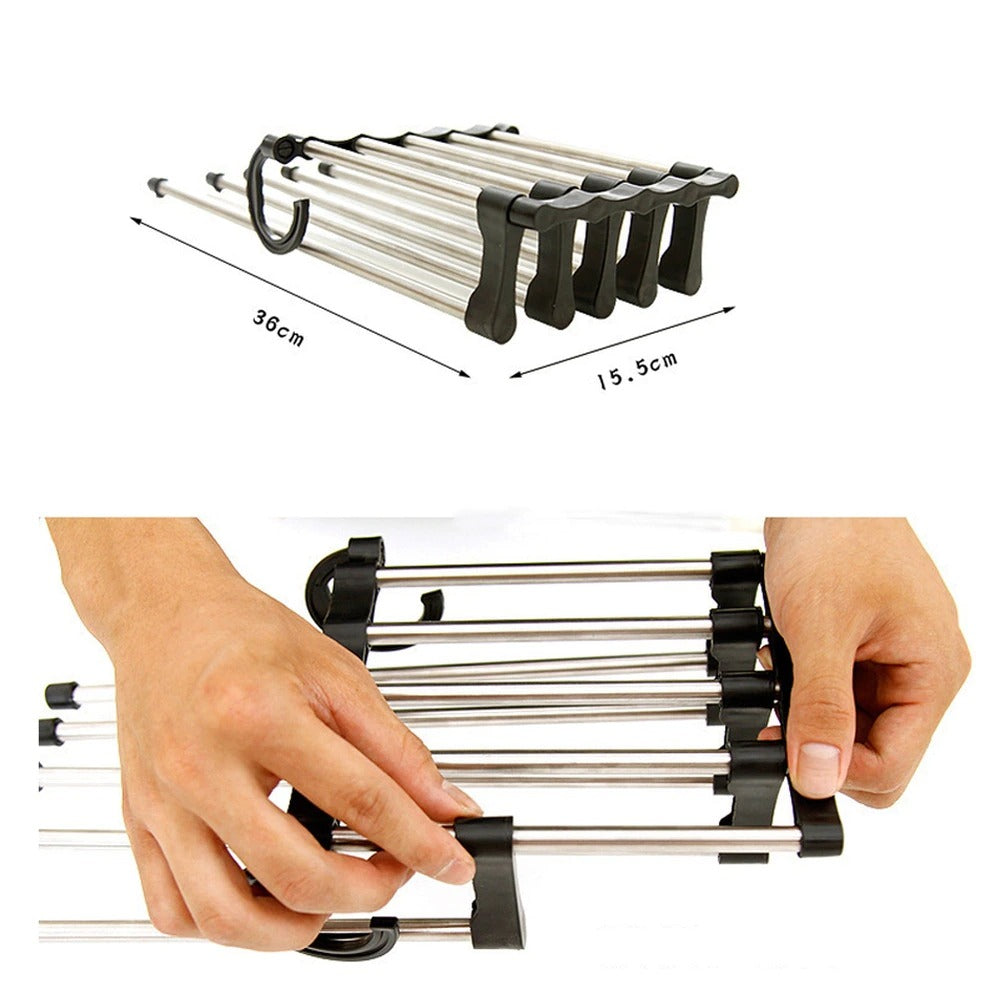 SpaceSaver | Multifunktionaler ausziehbarer Kleiderorganisator