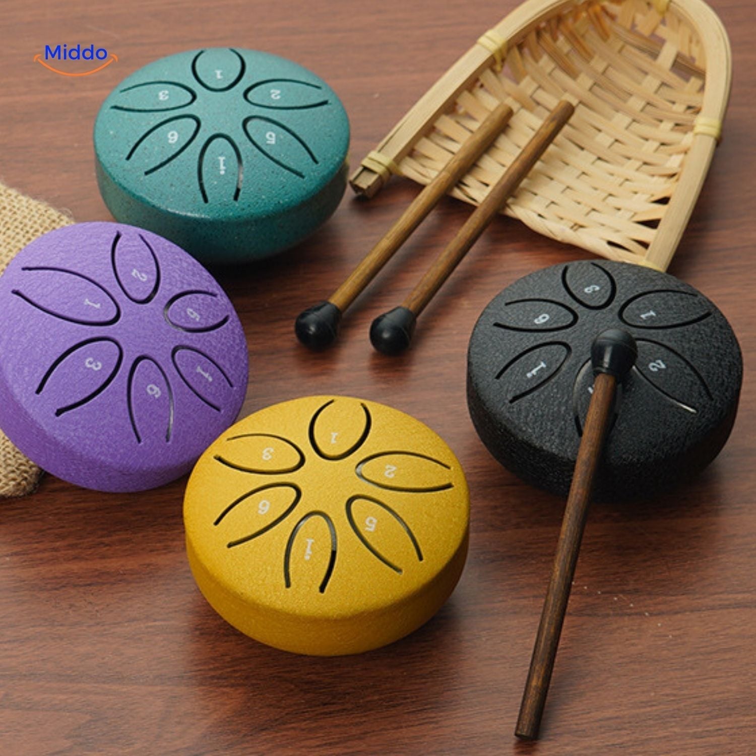 ZenHarmony Zungentrommel | Beruhigende Klänge für tiefgehende Meditation