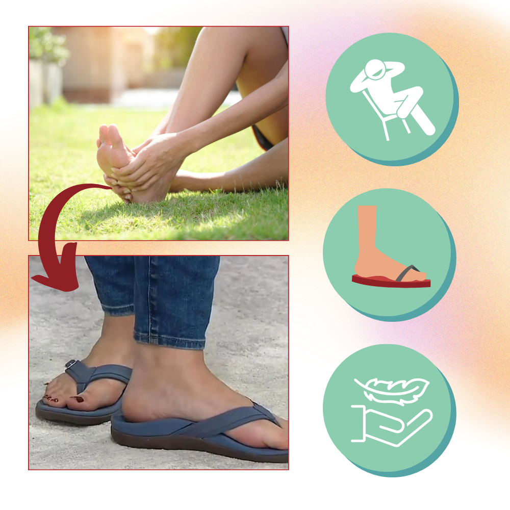Verstellbare Riemen Orthopädische Sandalen