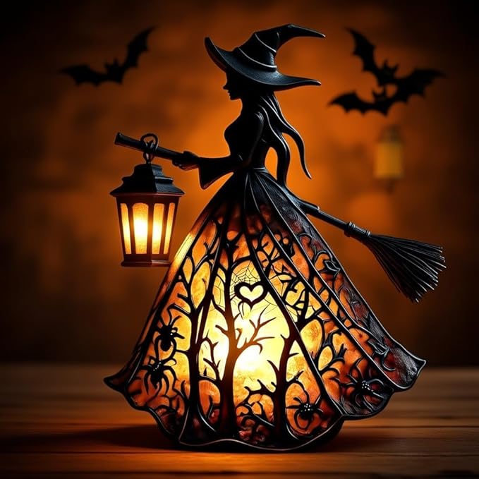 WitchGlow Laterne | Verzaubernde Halloween Lampe