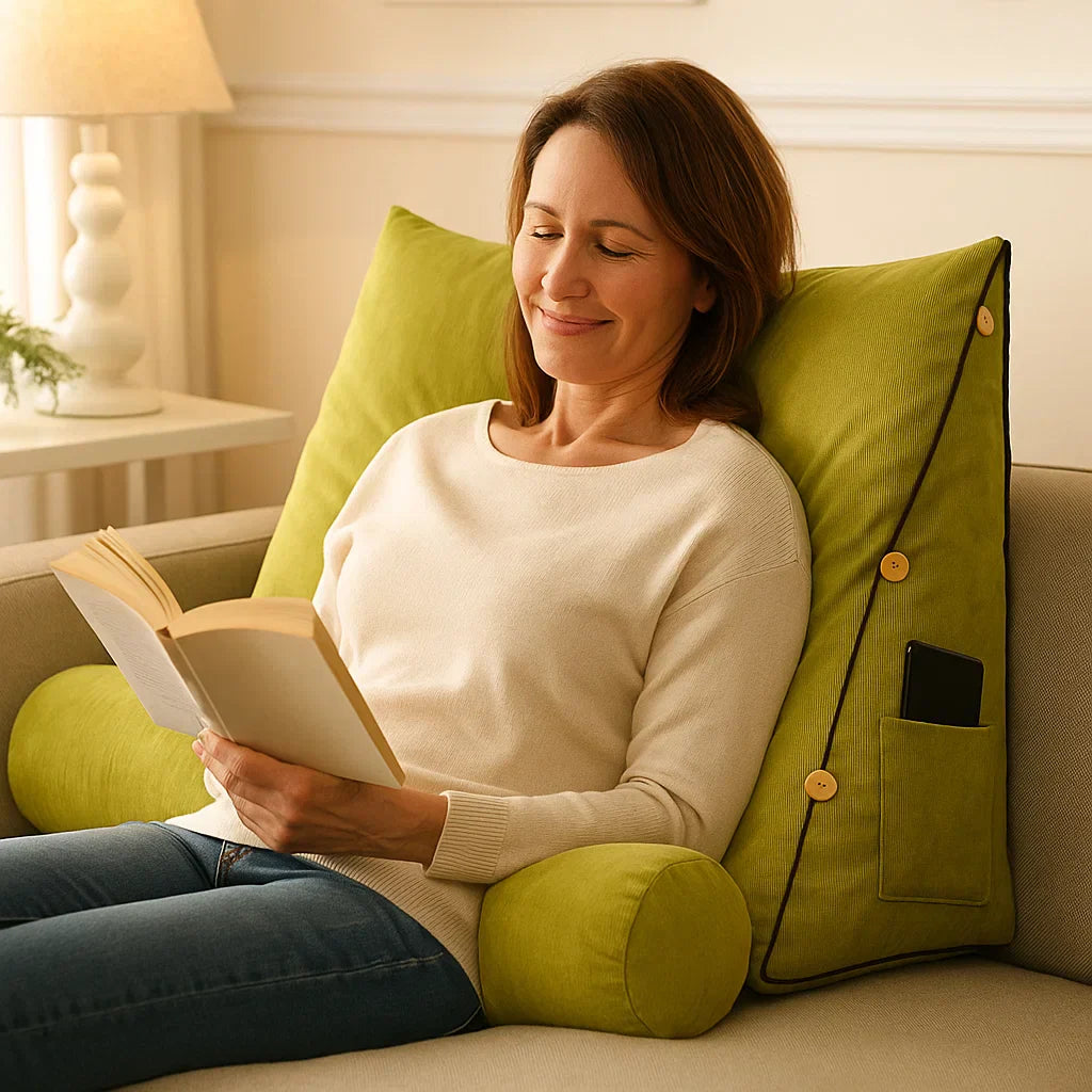 Wedge-förmiges Rückenstützkissen